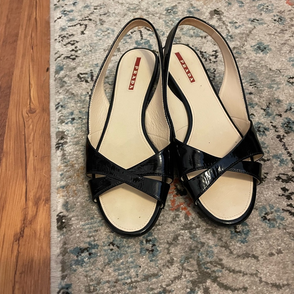 Prada Black Sandal